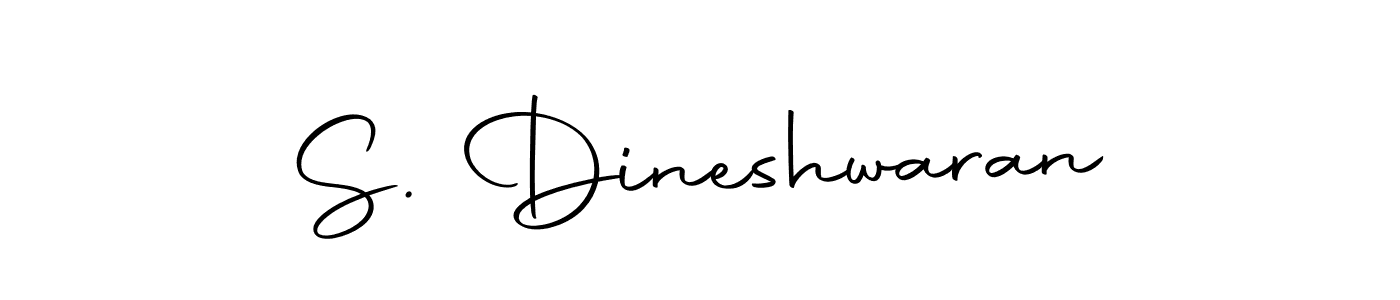 Design your own signature with our free online signature maker. With this signature software, you can create a handwritten (Autography-DOLnW) signature for name S. Dineshwaran. S. Dineshwaran signature style 10 images and pictures png