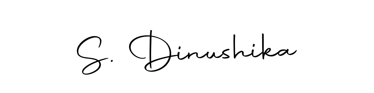 Make a beautiful signature design for name S. Dinushika. With this signature (Autography-DOLnW) style, you can create a handwritten signature for free. S. Dinushika signature style 10 images and pictures png