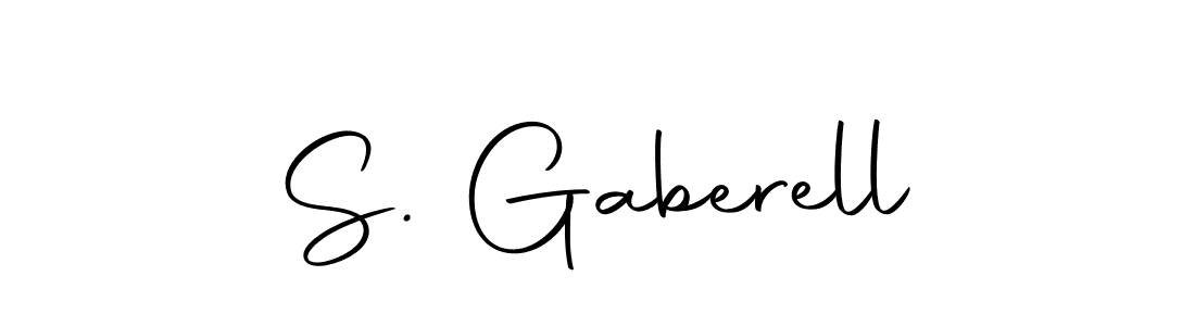 Once you've used our free online signature maker to create your best signature Autography-DOLnW style, it's time to enjoy all of the benefits that S. Gaberell name signing documents. S. Gaberell signature style 10 images and pictures png