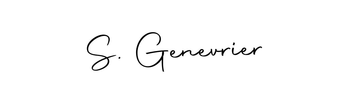 See photos of S. Genevrier official signature by Spectra . Check more albums & portfolios. Read reviews & check more about Autography-DOLnW font. S. Genevrier signature style 10 images and pictures png