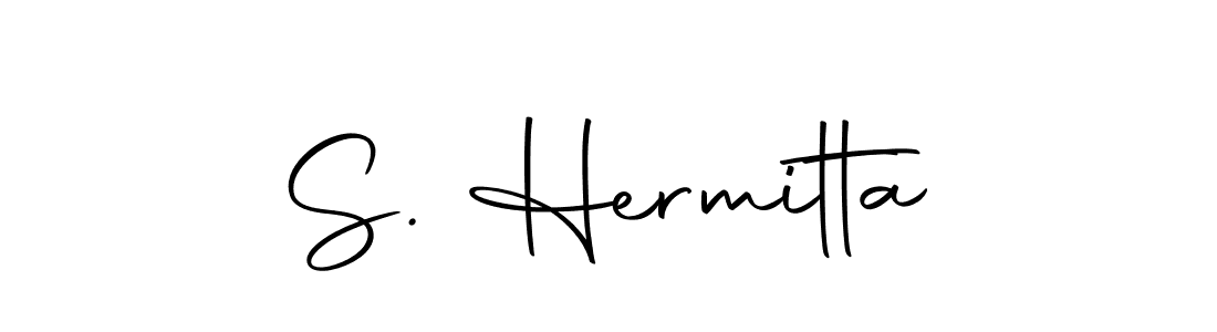 Create a beautiful signature design for name S. Hermitta. With this signature (Autography-DOLnW) fonts, you can make a handwritten signature for free. S. Hermitta signature style 10 images and pictures png