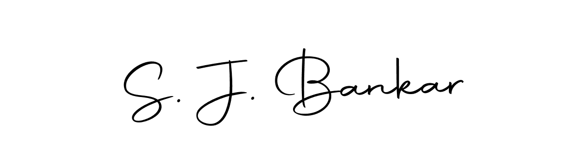 if you are searching for the best signature style for your name S. J. Bankar. so please give up your signature search. here we have designed multiple signature styles  using Autography-DOLnW. S. J. Bankar signature style 10 images and pictures png