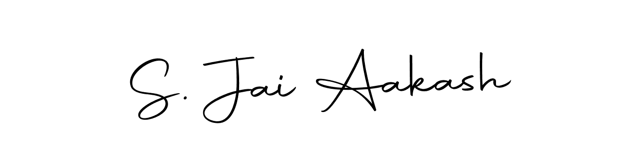 Make a beautiful signature design for name S. Jai Aakash. Use this online signature maker to create a handwritten signature for free. S. Jai Aakash signature style 10 images and pictures png