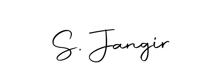 This is the best signature style for the S. Jangir name. Also you like these signature font (Autography-DOLnW). Mix name signature. S. Jangir signature style 10 images and pictures png