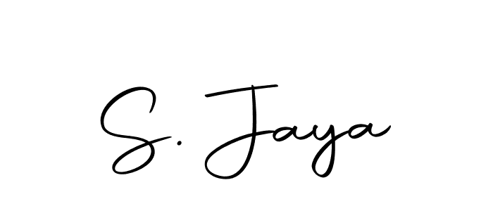 Also we have S. Jaya name is the best signature style. Create professional handwritten signature collection using Autography-DOLnW autograph style. S. Jaya signature style 10 images and pictures png