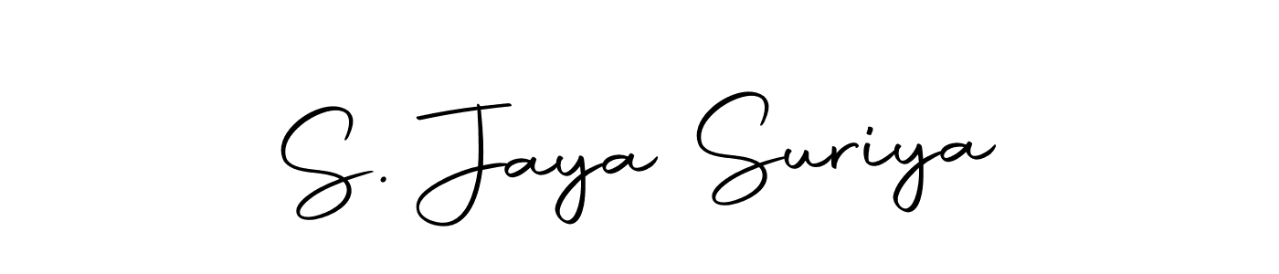 S. Jaya Suriya stylish signature style. Best Handwritten Sign (Autography-DOLnW) for my name. Handwritten Signature Collection Ideas for my name S. Jaya Suriya. S. Jaya Suriya signature style 10 images and pictures png