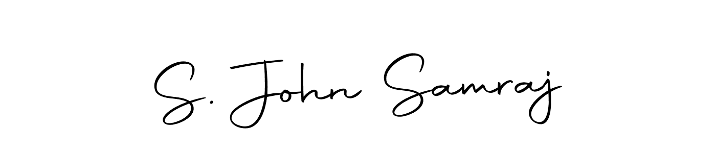 How to make S. John Samraj signature? Autography-DOLnW is a professional autograph style. Create handwritten signature for S. John Samraj name. S. John Samraj signature style 10 images and pictures png