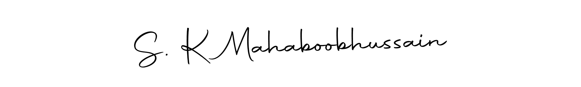 You can use this online signature creator to create a handwritten signature for the name S. K Mahaboobhussain. This is the best online autograph maker. S. K Mahaboobhussain signature style 10 images and pictures png