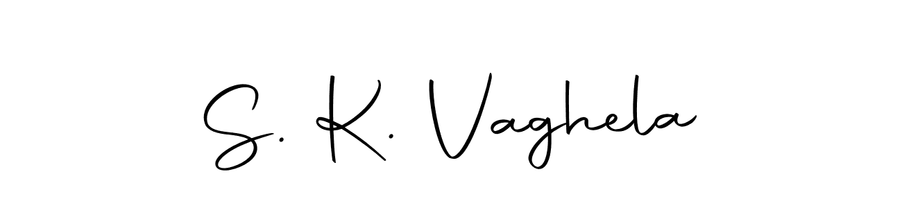 Create a beautiful signature design for name S. K. Vaghela. With this signature (Autography-DOLnW) fonts, you can make a handwritten signature for free. S. K. Vaghela signature style 10 images and pictures png