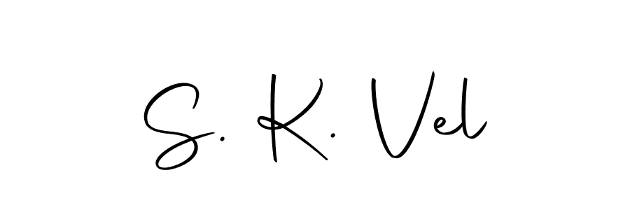 You should practise on your own different ways (Autography-DOLnW) to write your name (S. K. Vel) in signature. don't let someone else do it for you. S. K. Vel signature style 10 images and pictures png