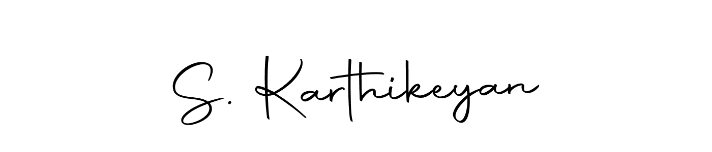 Design your own signature with our free online signature maker. With this signature software, you can create a handwritten (Autography-DOLnW) signature for name S. Karthikeyan. S. Karthikeyan signature style 10 images and pictures png