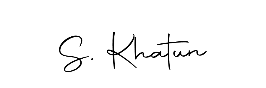 The best way (Autography-DOLnW) to make a short signature is to pick only two or three words in your name. The name S. Khatun include a total of six letters. For converting this name. S. Khatun signature style 10 images and pictures png