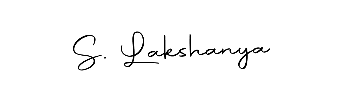 Make a beautiful signature design for name S. Lakshanya. Use this online signature maker to create a handwritten signature for free. S. Lakshanya signature style 10 images and pictures png