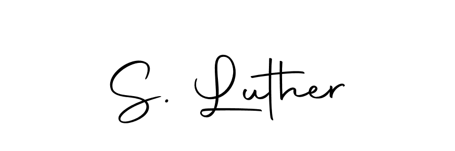 How to make S. Luther name signature. Use Autography-DOLnW style for creating short signs online. This is the latest handwritten sign. S. Luther signature style 10 images and pictures png