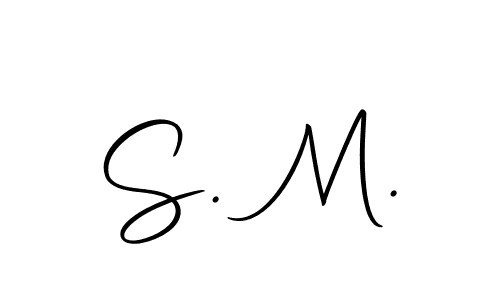 Also we have S. M. name is the best signature style. Create professional handwritten signature collection using Autography-DOLnW autograph style. S. M. signature style 10 images and pictures png