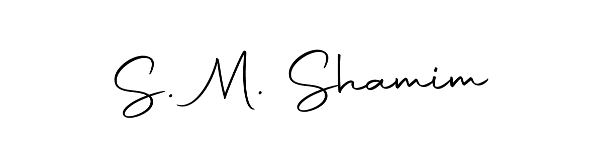 Make a beautiful signature design for name S. M. Shamim. Use this online signature maker to create a handwritten signature for free. S. M. Shamim signature style 10 images and pictures png