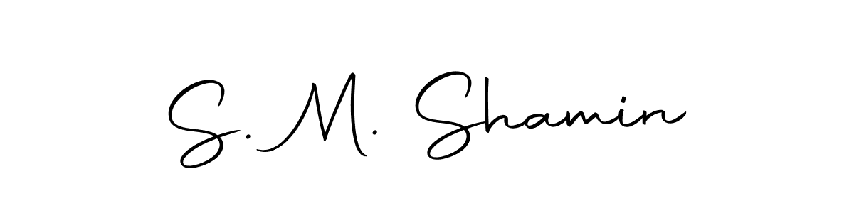 Make a beautiful signature design for name S. M. Shamin. Use this online signature maker to create a handwritten signature for free. S. M. Shamin signature style 10 images and pictures png