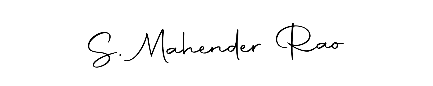 S. Mahender Rao stylish signature style. Best Handwritten Sign (Autography-DOLnW) for my name. Handwritten Signature Collection Ideas for my name S. Mahender Rao. S. Mahender Rao signature style 10 images and pictures png