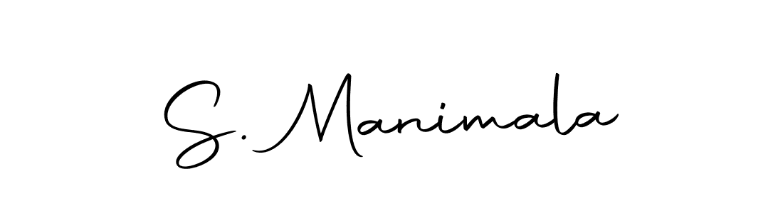 Create a beautiful signature design for name S. Manimala. With this signature (Autography-DOLnW) fonts, you can make a handwritten signature for free. S. Manimala signature style 10 images and pictures png