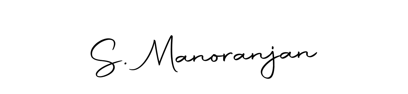Use a signature maker to create a handwritten signature online. With this signature software, you can design (Autography-DOLnW) your own signature for name S. Manoranjan. S. Manoranjan signature style 10 images and pictures png