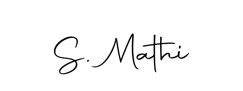 How to make S. Mathi name signature. Use Autography-DOLnW style for creating short signs online. This is the latest handwritten sign. S. Mathi signature style 10 images and pictures png