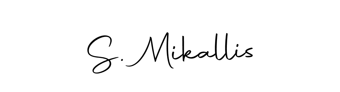It looks lik you need a new signature style for name S. Mikallis. Design unique handwritten (Autography-DOLnW) signature with our free signature maker in just a few clicks. S. Mikallis signature style 10 images and pictures png