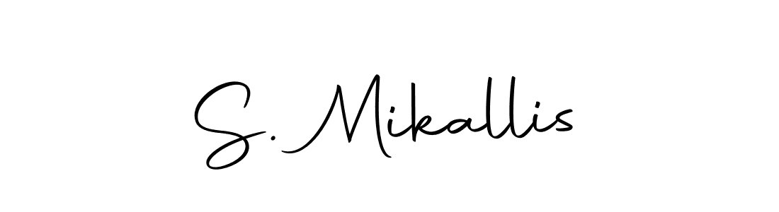 It looks lik you need a new signature style for name S. Mikallis. Design unique handwritten (Autography-DOLnW) signature with our free signature maker in just a few clicks. S. Mikallis signature style 10 images and pictures png