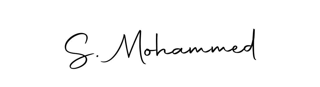 Also we have S. Mohammed name is the best signature style. Create professional handwritten signature collection using Autography-DOLnW autograph style. S. Mohammed signature style 10 images and pictures png