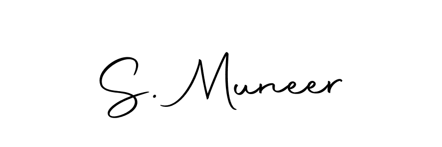 Make a beautiful signature design for name S. Muneer. Use this online signature maker to create a handwritten signature for free. S. Muneer signature style 10 images and pictures png