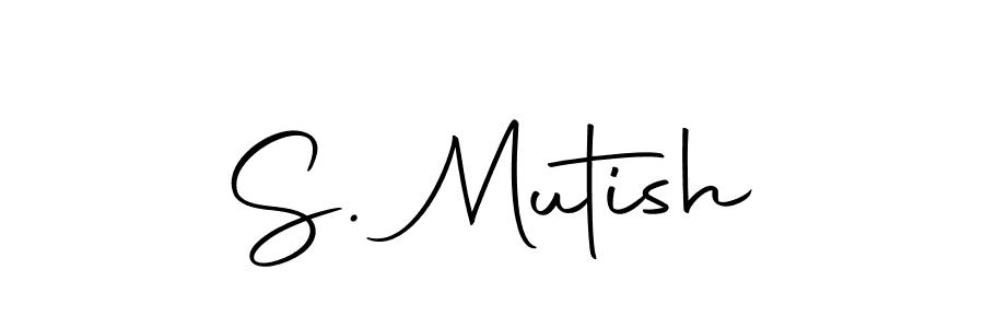 Design your own signature with our free online signature maker. With this signature software, you can create a handwritten (Autography-DOLnW) signature for name S. Mutish. S. Mutish signature style 10 images and pictures png