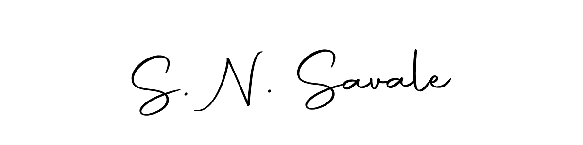 S. N. Savale stylish signature style. Best Handwritten Sign (Autography-DOLnW) for my name. Handwritten Signature Collection Ideas for my name S. N. Savale. S. N. Savale signature style 10 images and pictures png
