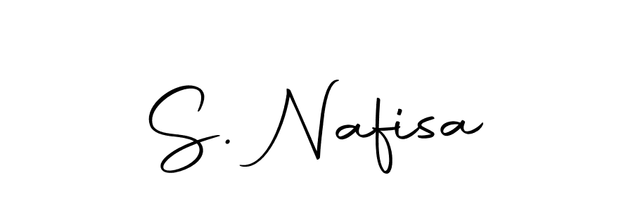 Create a beautiful signature design for name S. Nafisa. With this signature (Autography-DOLnW) fonts, you can make a handwritten signature for free. S. Nafisa signature style 10 images and pictures png