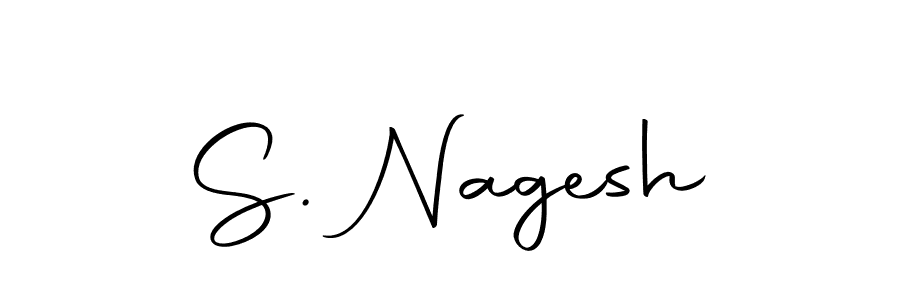 The best way (Autography-DOLnW) to make a short signature is to pick only two or three words in your name. The name S. Nagesh include a total of six letters. For converting this name. S. Nagesh signature style 10 images and pictures png