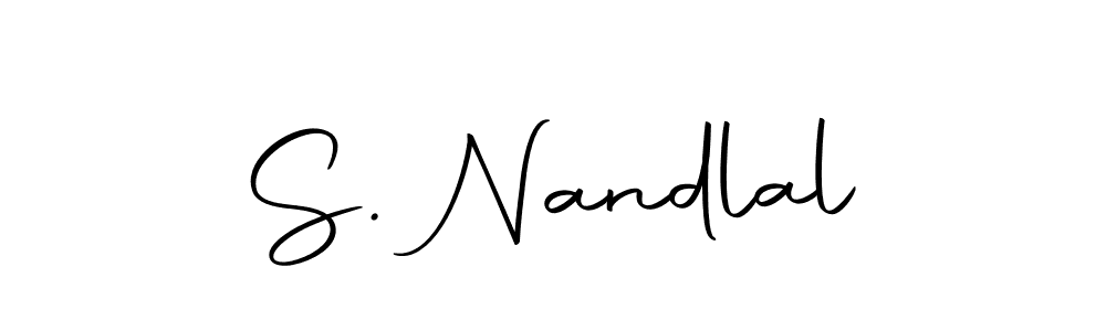 Make a short S. Nandlal signature style. Manage your documents anywhere anytime using Autography-DOLnW. Create and add eSignatures, submit forms, share and send files easily. S. Nandlal signature style 10 images and pictures png