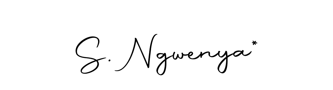 Make a beautiful signature design for name S. Ngwenya*. With this signature (Autography-DOLnW) style, you can create a handwritten signature for free. S. Ngwenya* signature style 10 images and pictures png