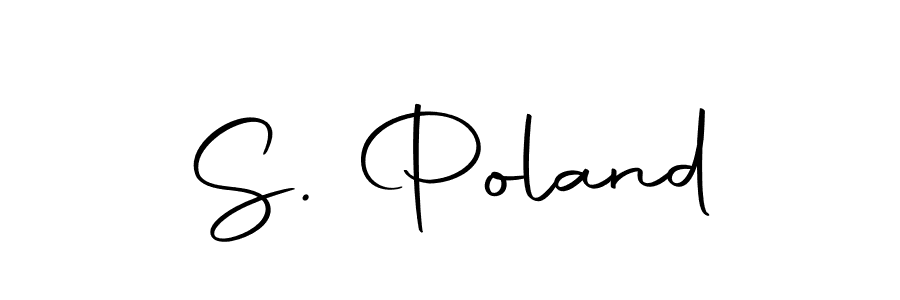 The best way (Autography-DOLnW) to make a short signature is to pick only two or three words in your name. The name S. Poland include a total of six letters. For converting this name. S. Poland signature style 10 images and pictures png