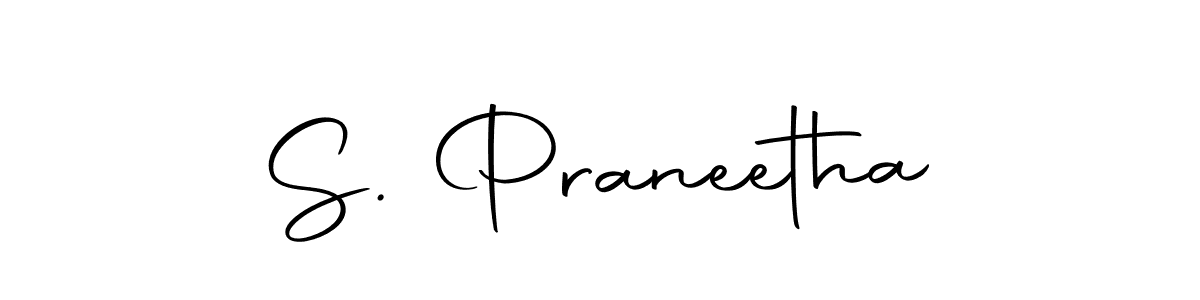 How to make S. Praneetha signature? Autography-DOLnW is a professional autograph style. Create handwritten signature for S. Praneetha name. S. Praneetha signature style 10 images and pictures png