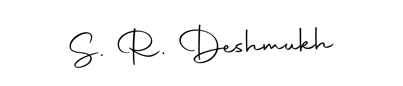 Create a beautiful signature design for name S. R. Deshmukh. With this signature (Autography-DOLnW) fonts, you can make a handwritten signature for free. S. R. Deshmukh signature style 10 images and pictures png