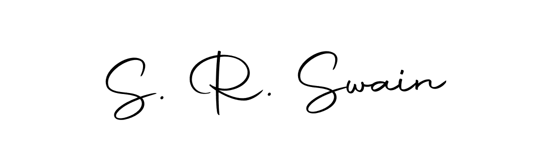 if you are searching for the best signature style for your name S. R. Swain. so please give up your signature search. here we have designed multiple signature styles  using Autography-DOLnW. S. R. Swain signature style 10 images and pictures png