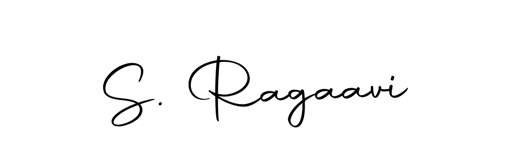 How to make S. Ragaavi name signature. Use Autography-DOLnW style for creating short signs online. This is the latest handwritten sign. S. Ragaavi signature style 10 images and pictures png