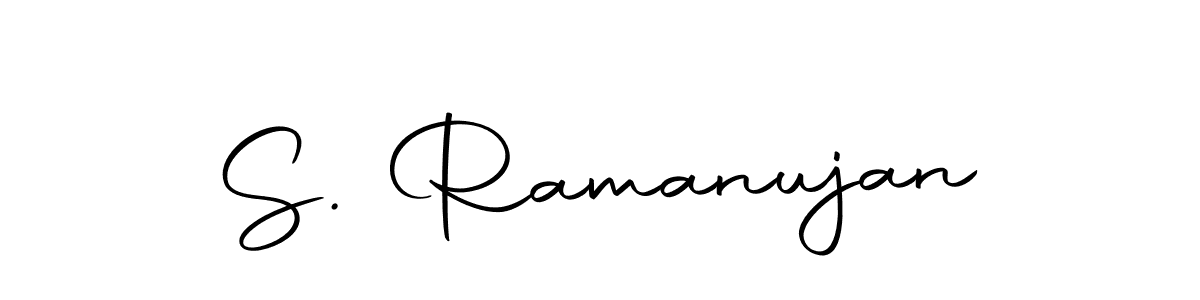 How to make S. Ramanujan name signature. Use Autography-DOLnW style for creating short signs online. This is the latest handwritten sign. S. Ramanujan signature style 10 images and pictures png