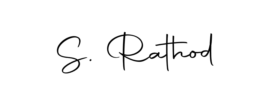 The best way (Autography-DOLnW) to make a short signature is to pick only two or three words in your name. The name S. Rathod include a total of six letters. For converting this name. S. Rathod signature style 10 images and pictures png