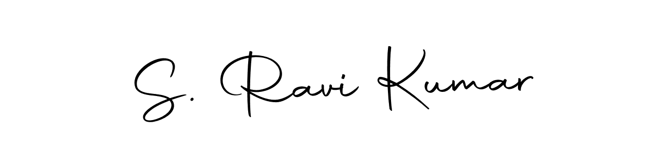 Create a beautiful signature design for name S. Ravi Kumar. With this signature (Autography-DOLnW) fonts, you can make a handwritten signature for free. S. Ravi Kumar signature style 10 images and pictures png
