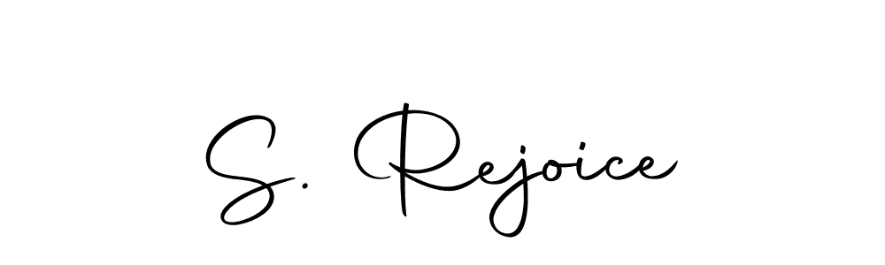 Design your own signature with our free online signature maker. With this signature software, you can create a handwritten (Autography-DOLnW) signature for name S. Rejoice. S. Rejoice signature style 10 images and pictures png