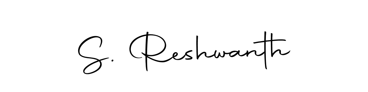 Design your own signature with our free online signature maker. With this signature software, you can create a handwritten (Autography-DOLnW) signature for name S. Reshwanth. S. Reshwanth signature style 10 images and pictures png