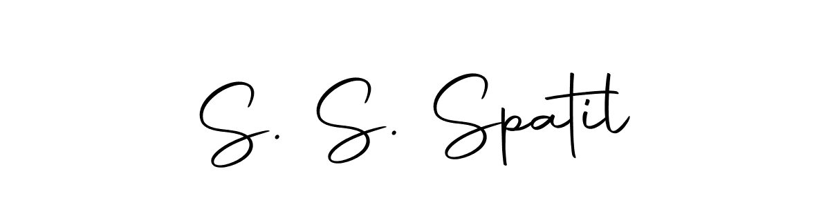 You can use this online signature creator to create a handwritten signature for the name S. S. Spatil. This is the best online autograph maker. S. S. Spatil signature style 10 images and pictures png