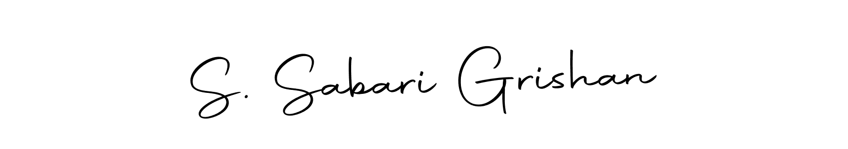 Once you've used our free online signature maker to create your best signature Autography-DOLnW style, it's time to enjoy all of the benefits that S. Sabari Grishan name signing documents. S. Sabari Grishan signature style 10 images and pictures png