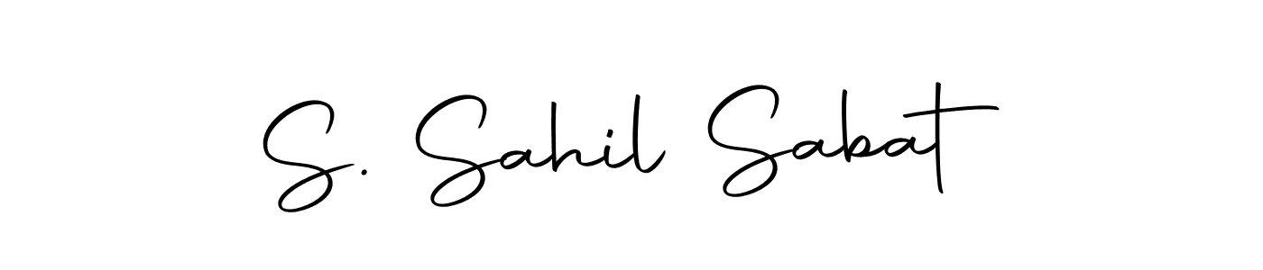 S. Sahil Sabat stylish signature style. Best Handwritten Sign (Autography-DOLnW) for my name. Handwritten Signature Collection Ideas for my name S. Sahil Sabat. S. Sahil Sabat signature style 10 images and pictures png