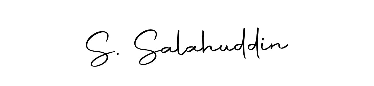 Also we have S. Salahuddin name is the best signature style. Create professional handwritten signature collection using Autography-DOLnW autograph style. S. Salahuddin signature style 10 images and pictures png