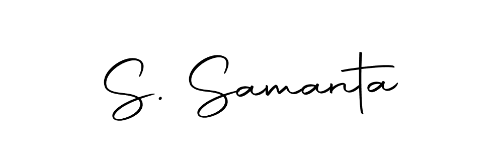 Similarly Autography-DOLnW is the best handwritten signature design. Signature creator online .You can use it as an online autograph creator for name S. Samanta. S. Samanta signature style 10 images and pictures png